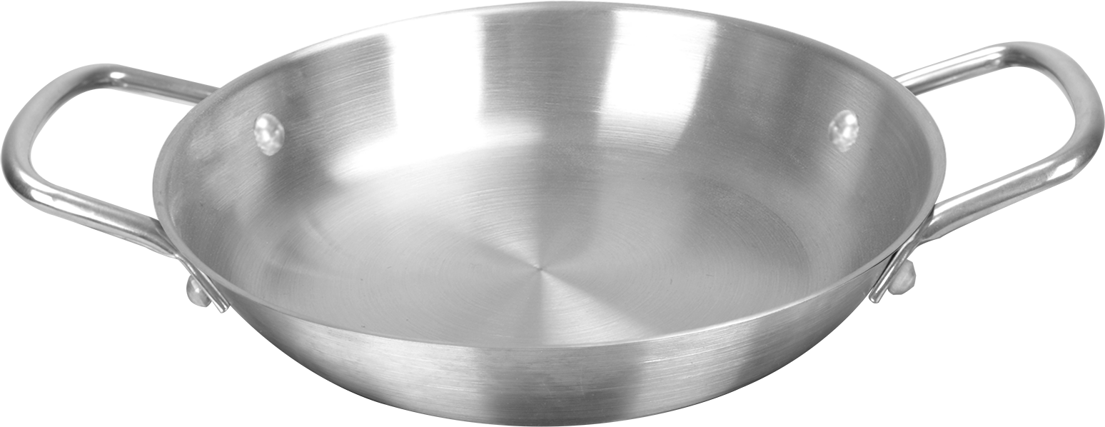 European Stainless Steel Sanding Frying Pan