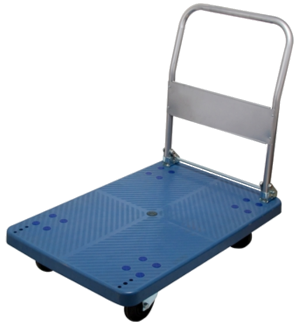 Commercial Products Convertible Folding Utility Dolly/Cart/Platform Truck with wheels, 400 lbs Capacity, for Moving/Warehouse/Office