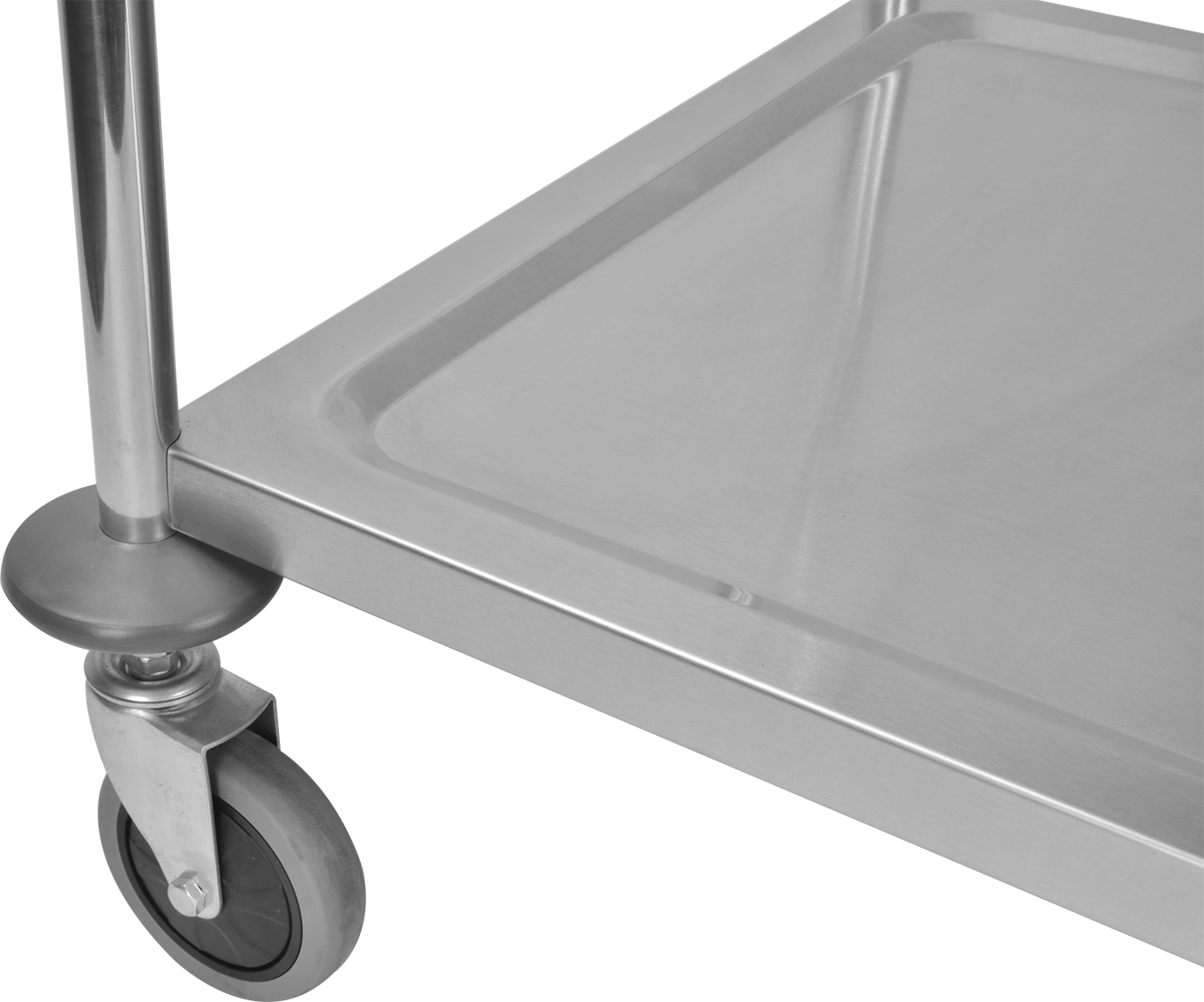Stainless Steel Three-layers Dining Cart( Square Tube)