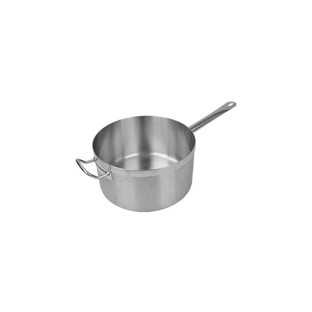03 Pot Thick Bottom Milk Pan Thickening Composite Bottom Baking Cooking Pot Stainless Steel Single Handle Soup Pot Induction Cooker Yapamit