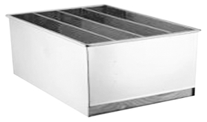 Stainless Steel Kinfe Box ( Non Cover)